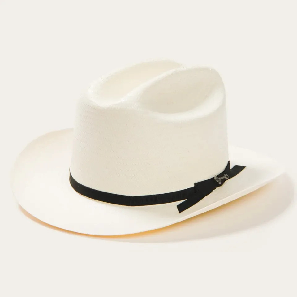 Best Stetson Open Road 6X Straw Cowboy Hat Natural
