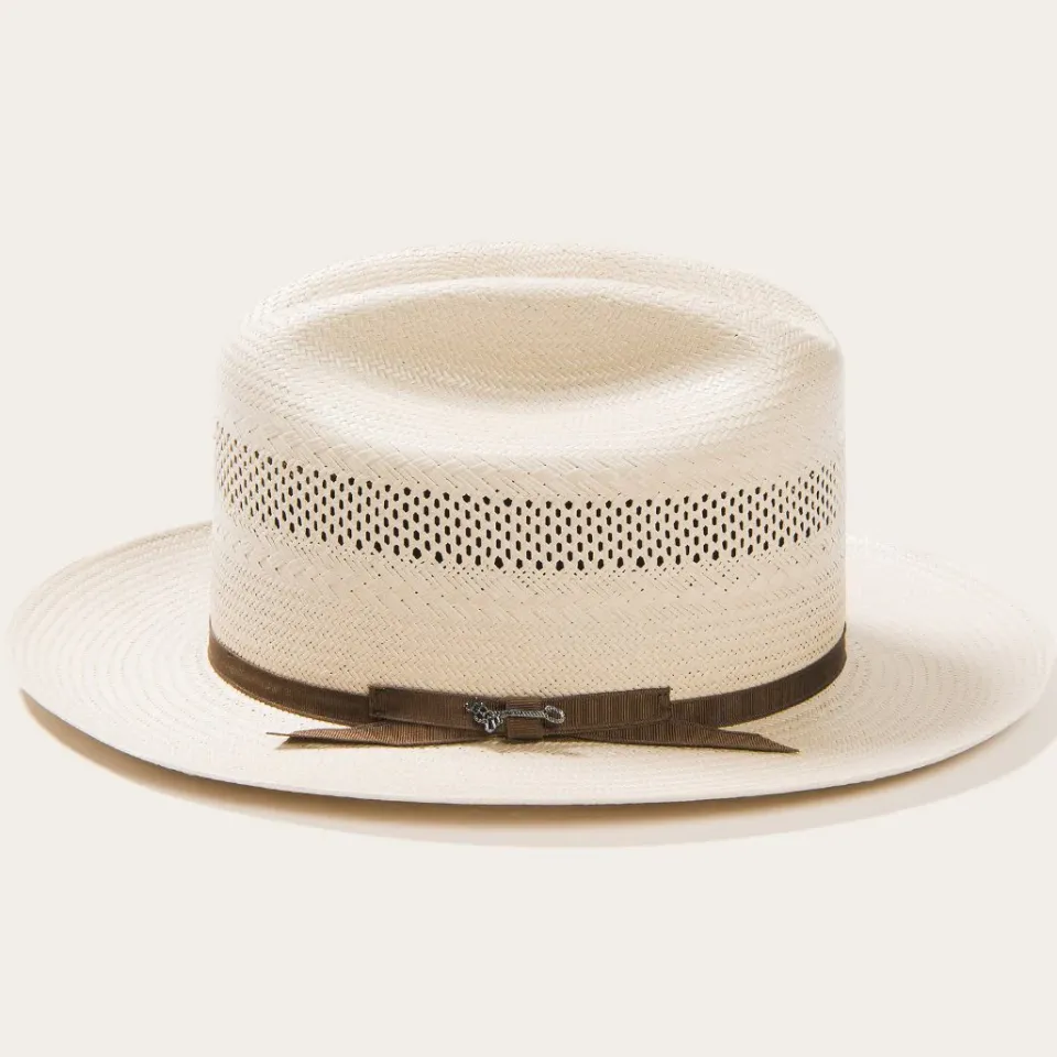 Sale Stetson Open Road 10X Straw Cowboy Hat Toasted