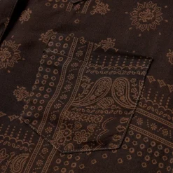 Sale Stetson Patchwork Bandana Print Blouse Brown