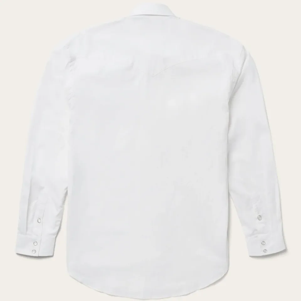 Online Stetson Pin Point Oxford Shirt White