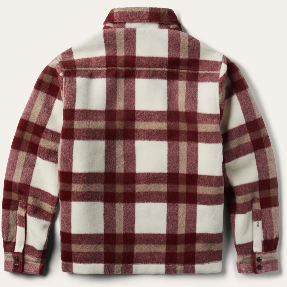 Best Stetson Plaid Lined Jac-Shirt Red