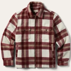 Online Stetson Plaid Lined Jac-Shirt Red