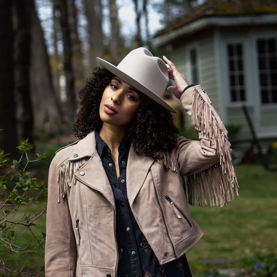 Best Stetson Premium Suede Moto Jacket Tan
