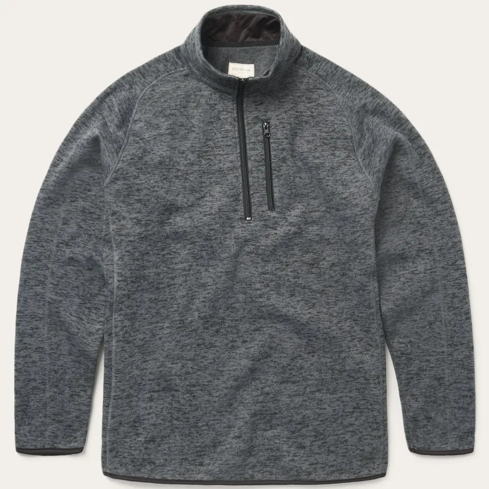 Hot Stetson Pullover Knit Sweater Grey