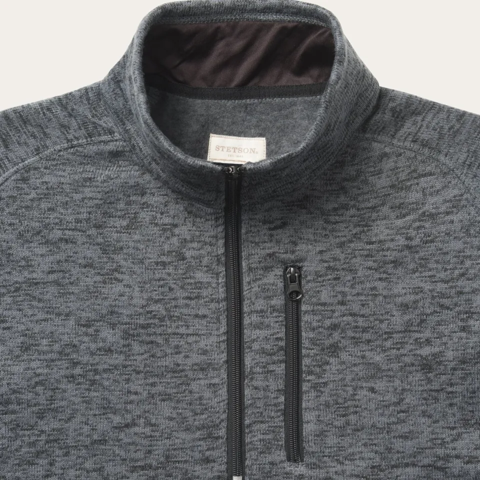 Hot Stetson Pullover Knit Sweater Grey