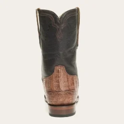 New Stetson Puncher Exotic Boots Brown