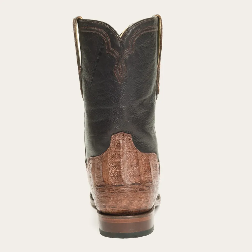 New Stetson Puncher Exotic Boots Brown