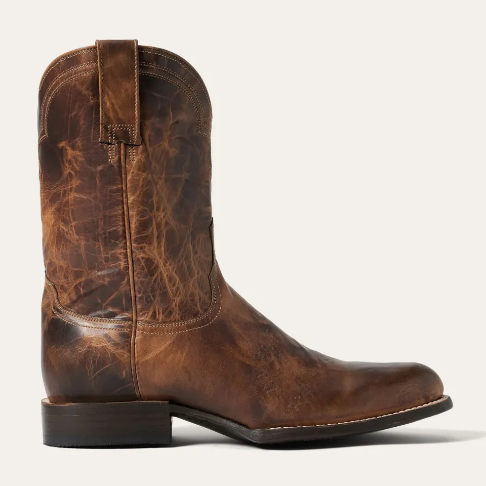 Stetson Rancher Zip Boots Brown
