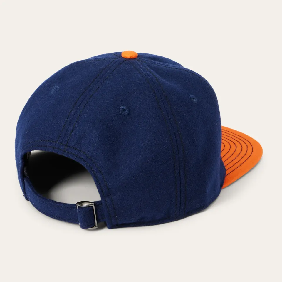 New Stetson Retro Script Baseball Cap Navy