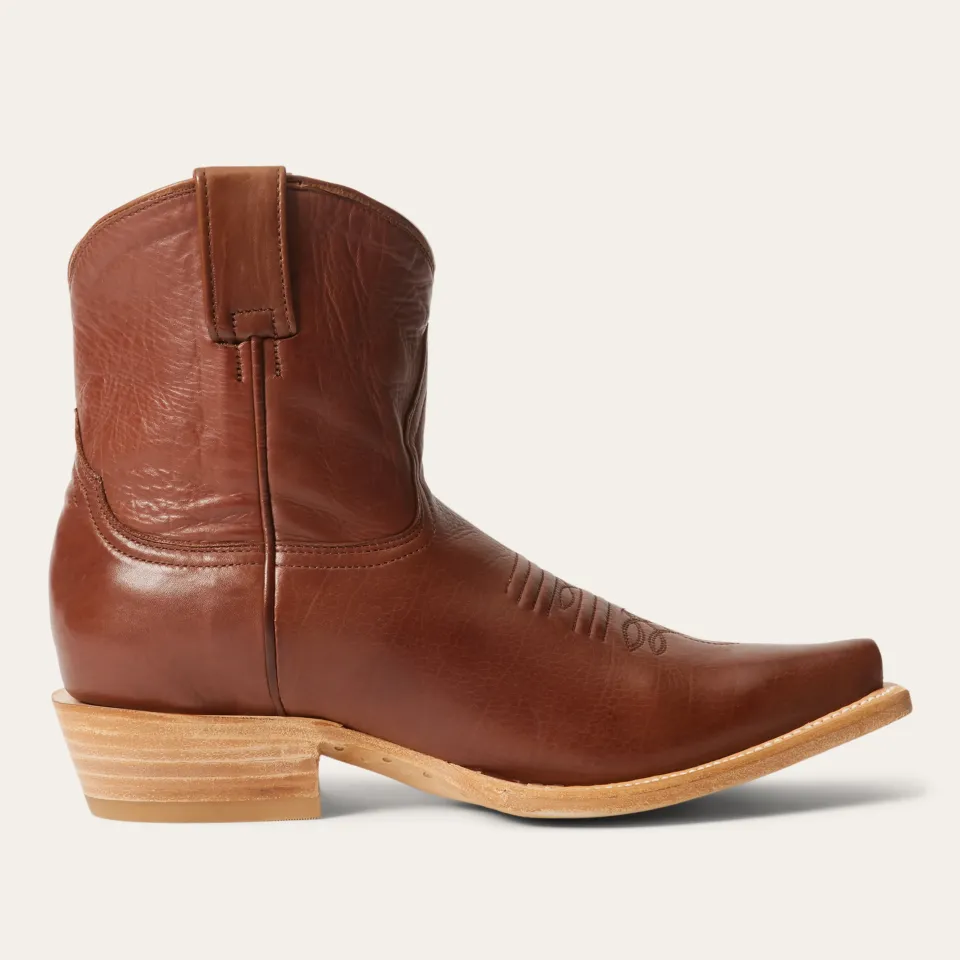 Discount Stetson Riley Shorty Boots Brown