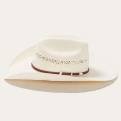 Stetson Rincon 10X Straw Cowboy Hat Natural