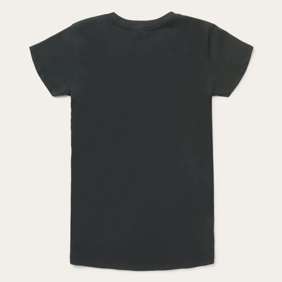 Outlet Stetson Rope Print Graphic Tee Black