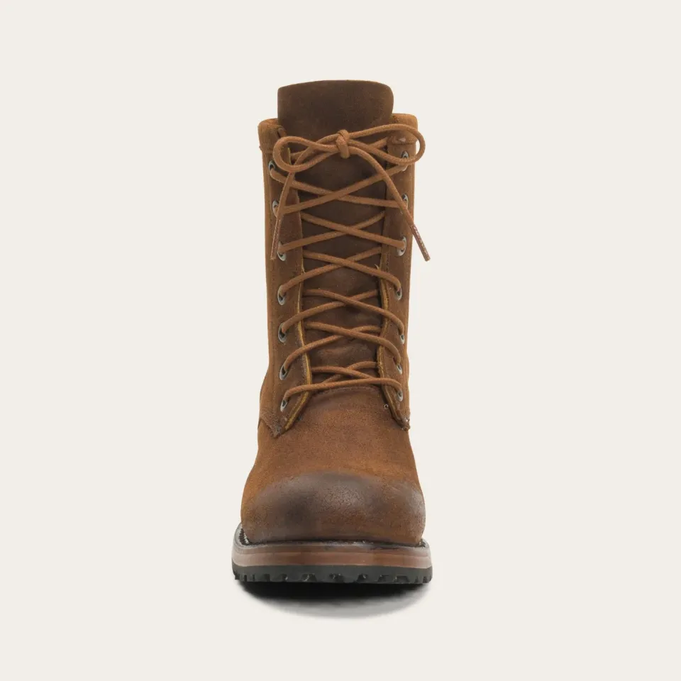 Best Stetson Sam Lace Up Oiled Suede Lug Boots Brown