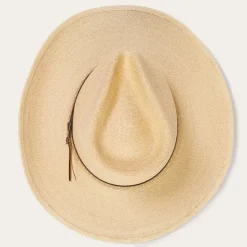 Online Stetson Sawmill Palm Leaf Western Hat Toasted