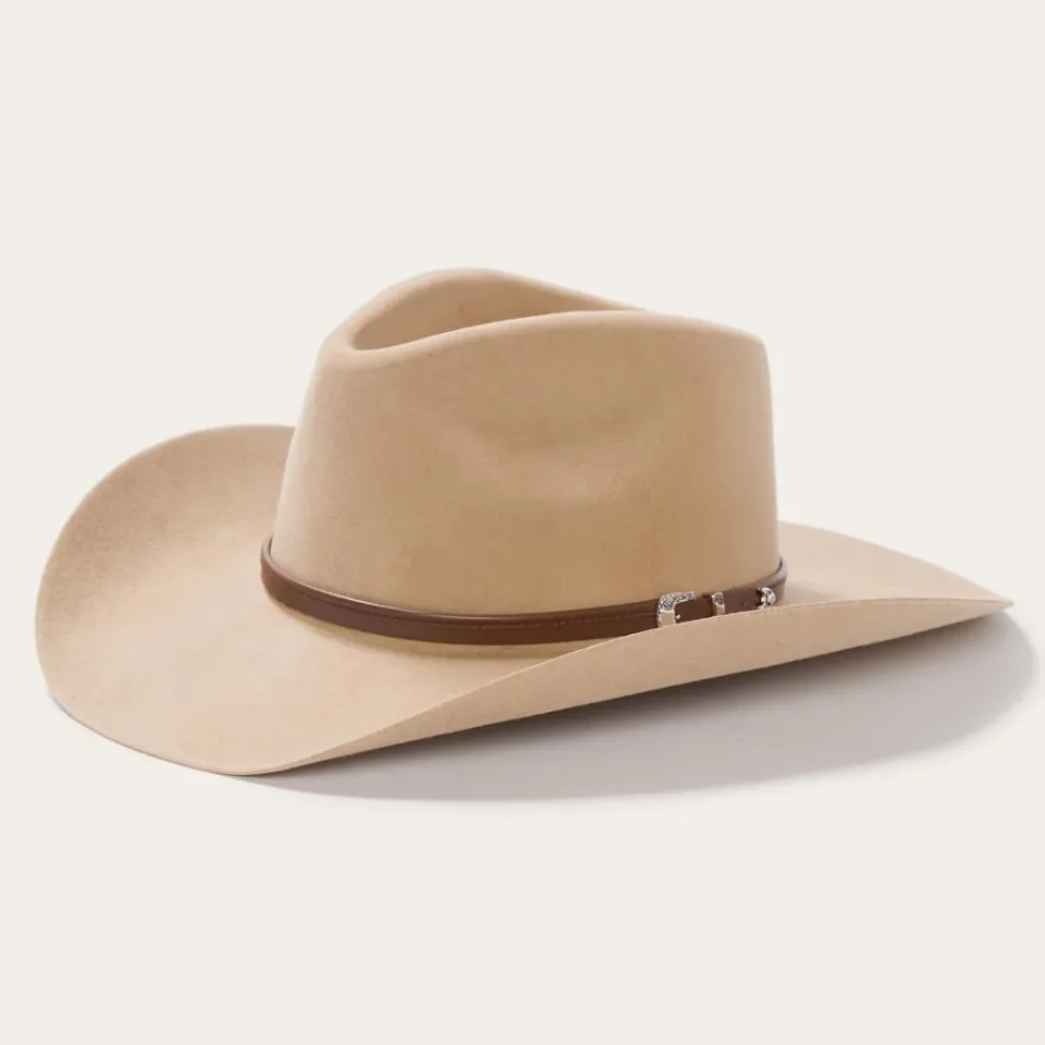 Outlet Stetson Seneca 4X Cowboy Hat Silver Sand