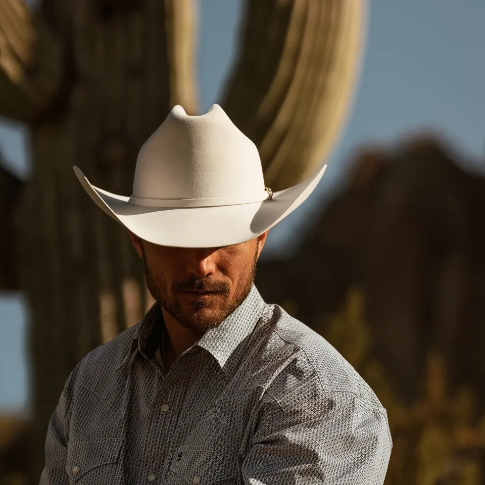 Outlet Stetson Shasta 10X Premier Cowboy Hat Mist Grey