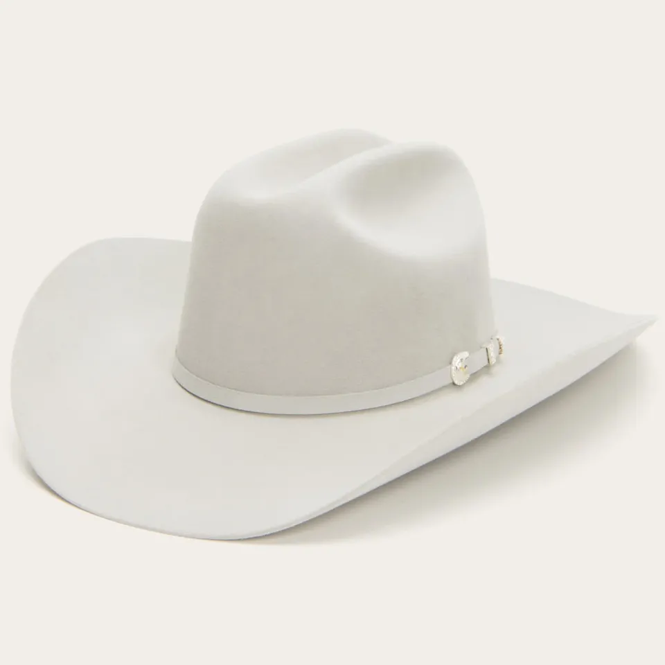 Stetson Shasta 10X Premier Cowboy Hat Mist Grey