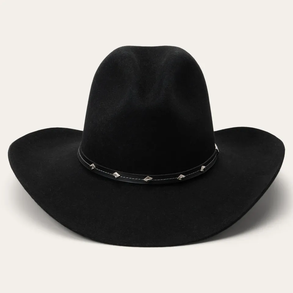 Online Stetson Silver Mine 4X Cowboy Hat Black