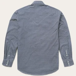 Best Stetson Snap Front Shirt in Deep Blue