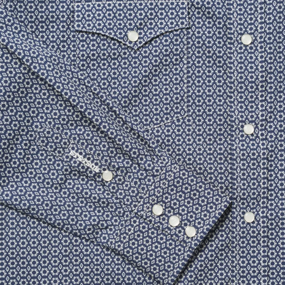 Best Stetson Snap Front Shirt in Deep Blue