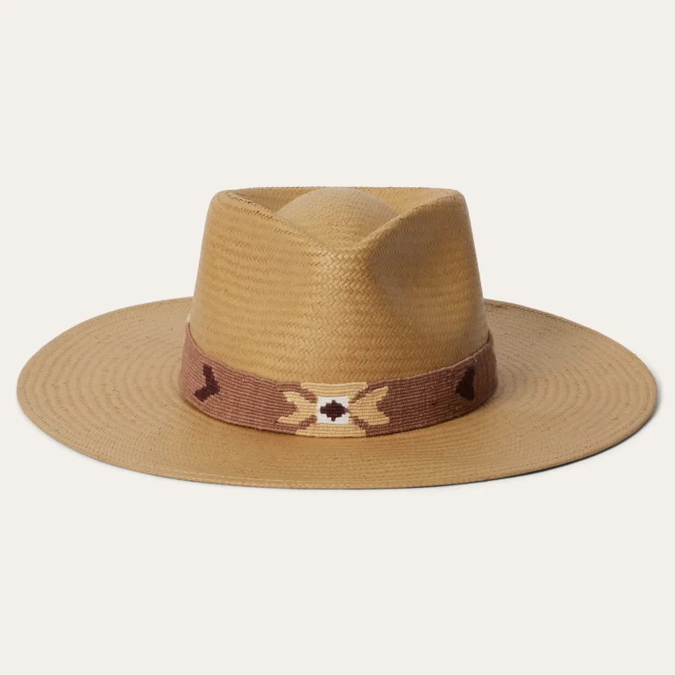 Clearance Stetson Sol Straw Fedora Sand