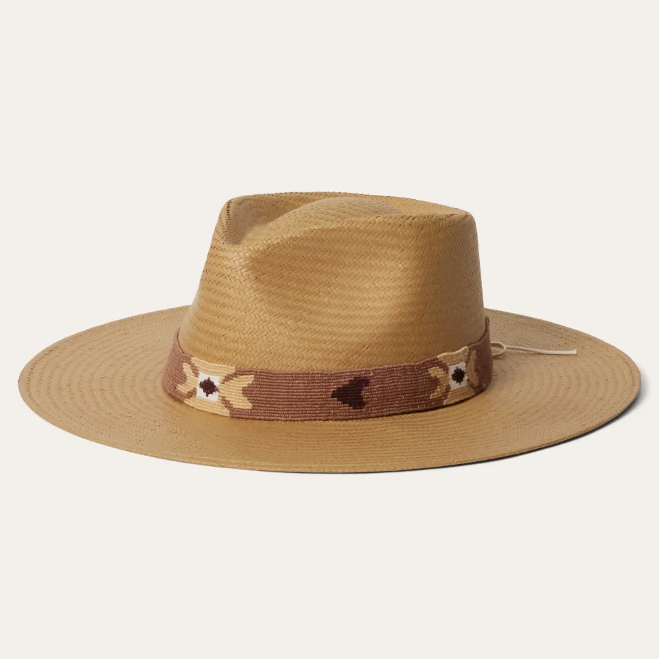 Clearance Stetson Sol Straw Fedora Sand
