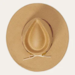 Stetson Sol Straw Fedora Sand