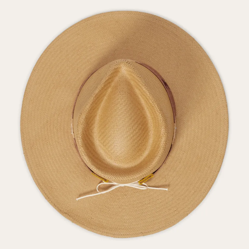 Stetson Sol Straw Fedora Sand