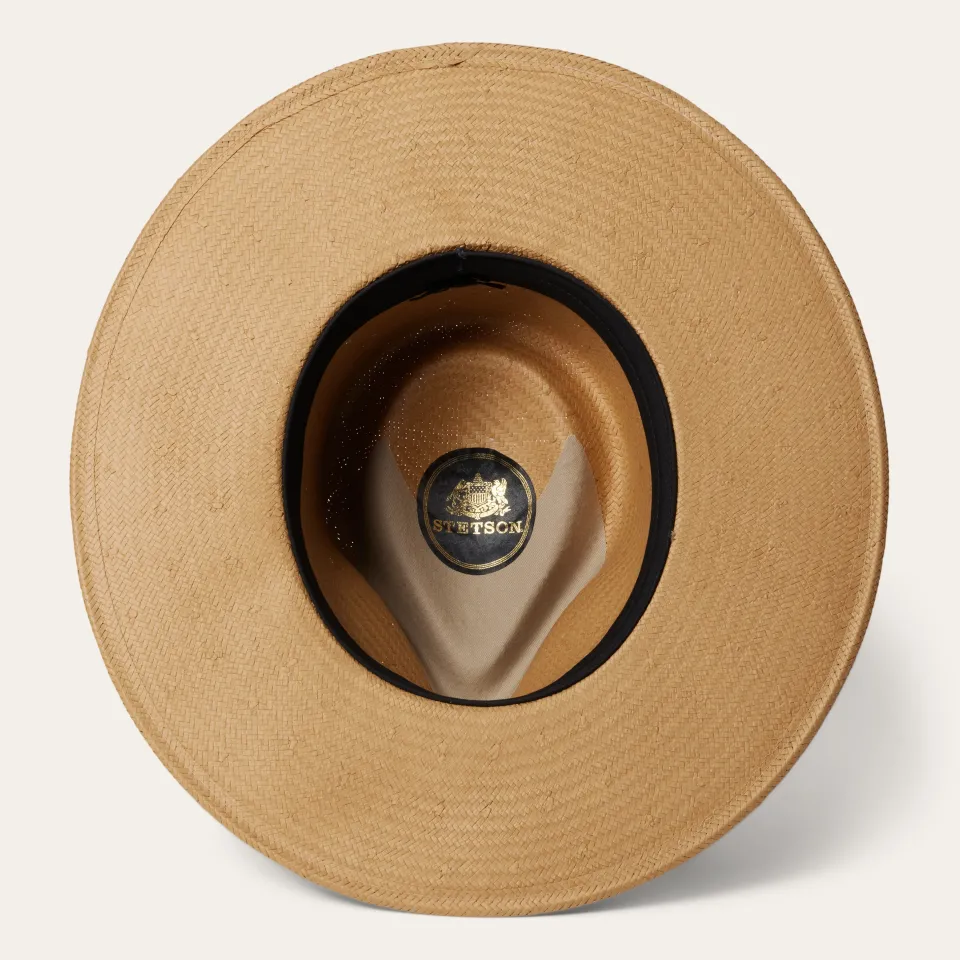 Stetson Sol Straw Fedora Sand