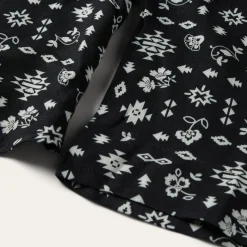 Clearance Stetson Southwestern Ditzy Print Blouse Black