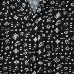 Stetson Southwestern Ditzy Print Blouse Black