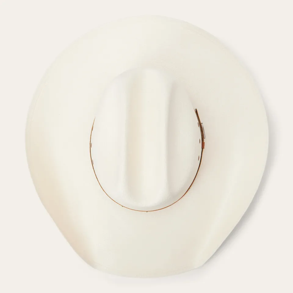 Best Stetson Stanhope 10X Straw Cowboy Hat Natural