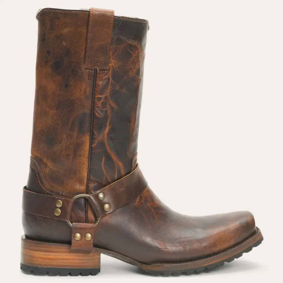 Clearance Stetson Heritage Harness Boots Brown