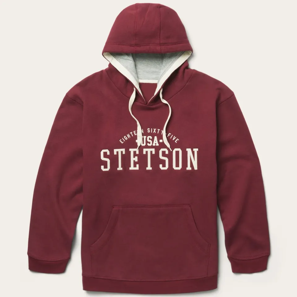 Sale Stetson Hooded Sweatshirt Red