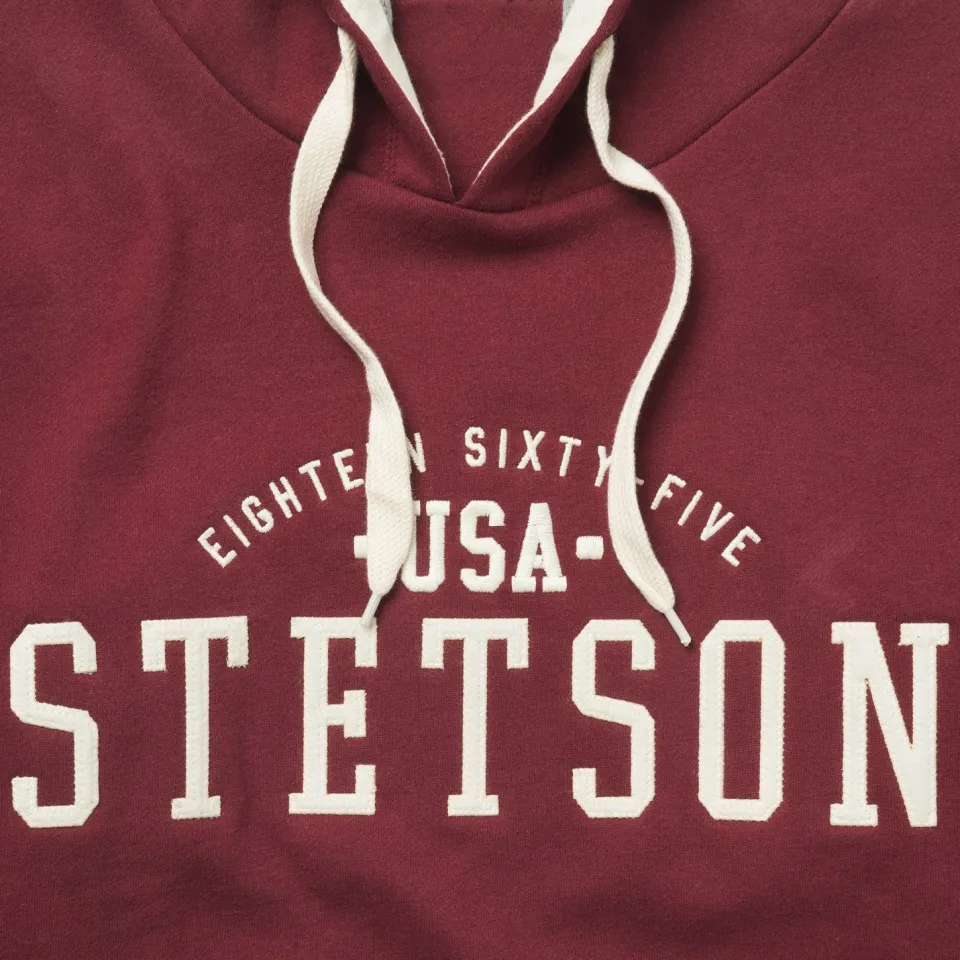 Sale Stetson Hooded Sweatshirt Red