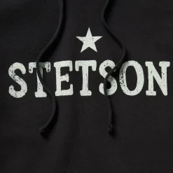 Sale Stetson Star Hooded Sweatshirt Black