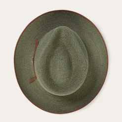 New Stetson Stratoliner Hemp Fedora Sage