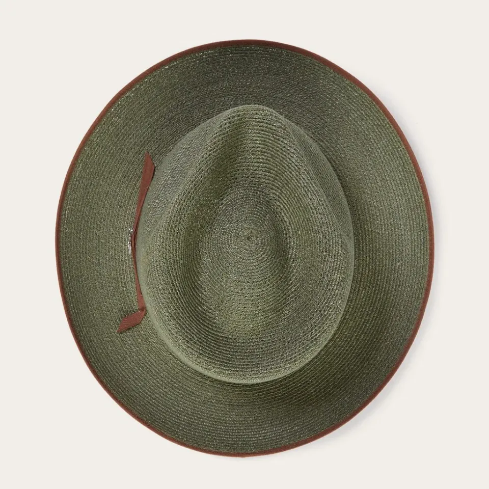 New Stetson Stratoliner Hemp Fedora Sage