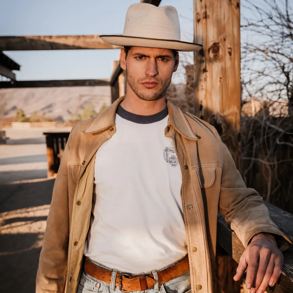 Online Stetson Stratoliner Hemp Fedora Natural