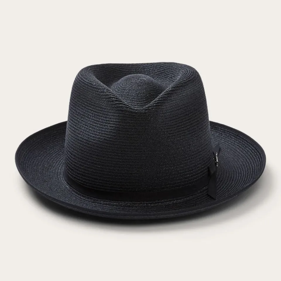 Best Stetson Stratoliner Hemp Fedora Black
