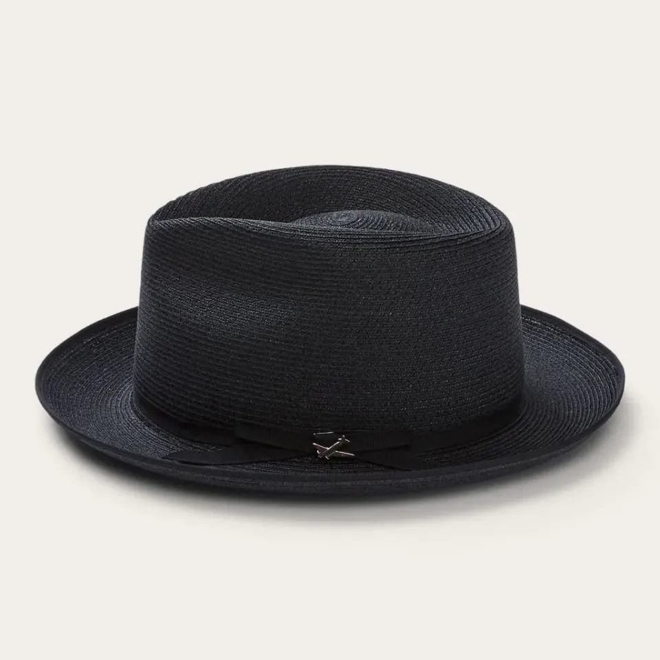 Best Stetson Stratoliner Hemp Fedora Black