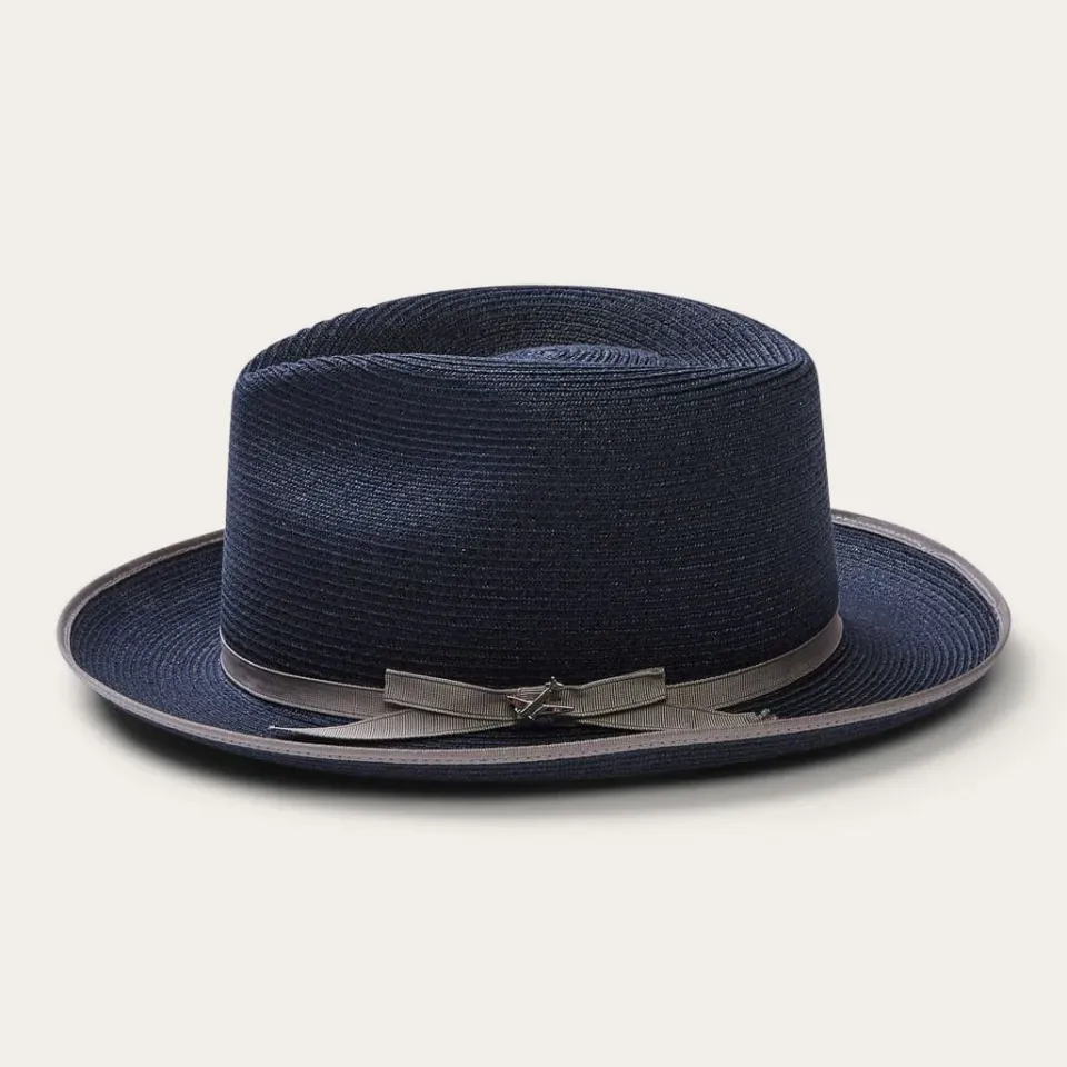 Online Stetson Stratoliner Hemp Fedora Navy
