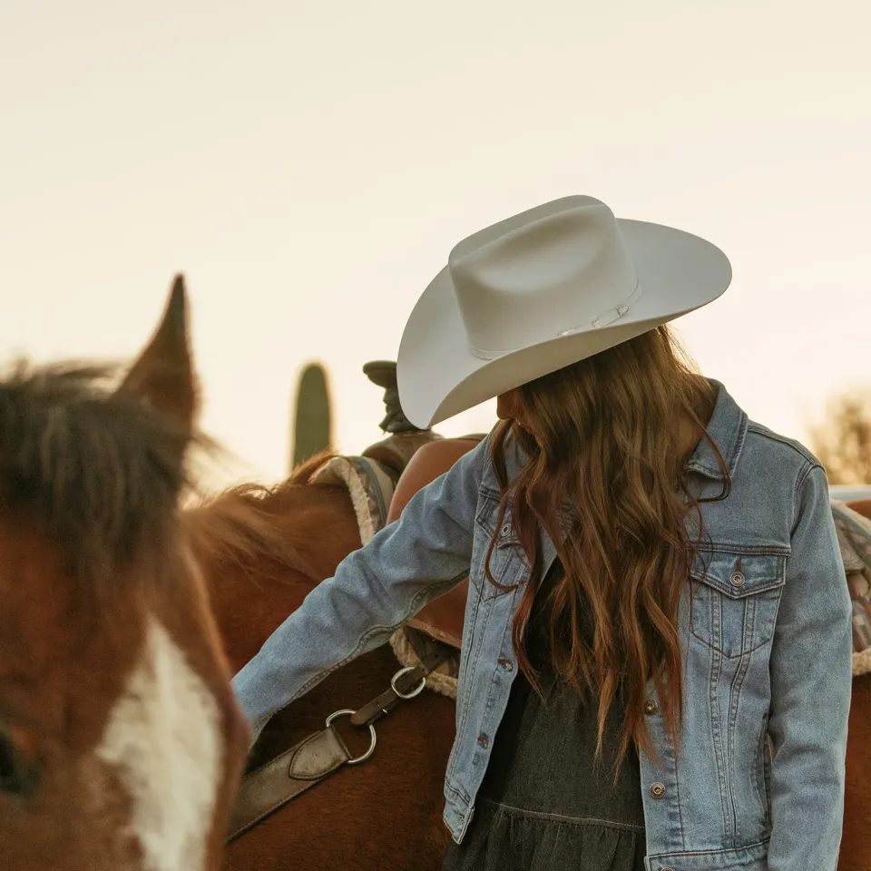Online Stetson Stretch Denim Jacket Blue