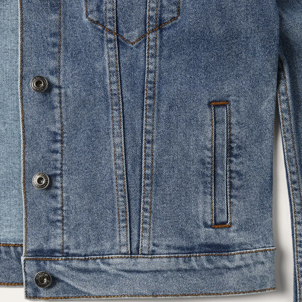 Online Stetson Stretch Denim Jacket Blue
