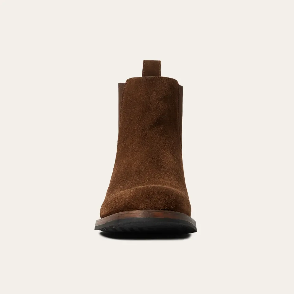Best Stetson Suede Beat Chelsea Boot Brown
