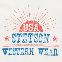 Outlet Stetson Sunrise Graphic Tee White