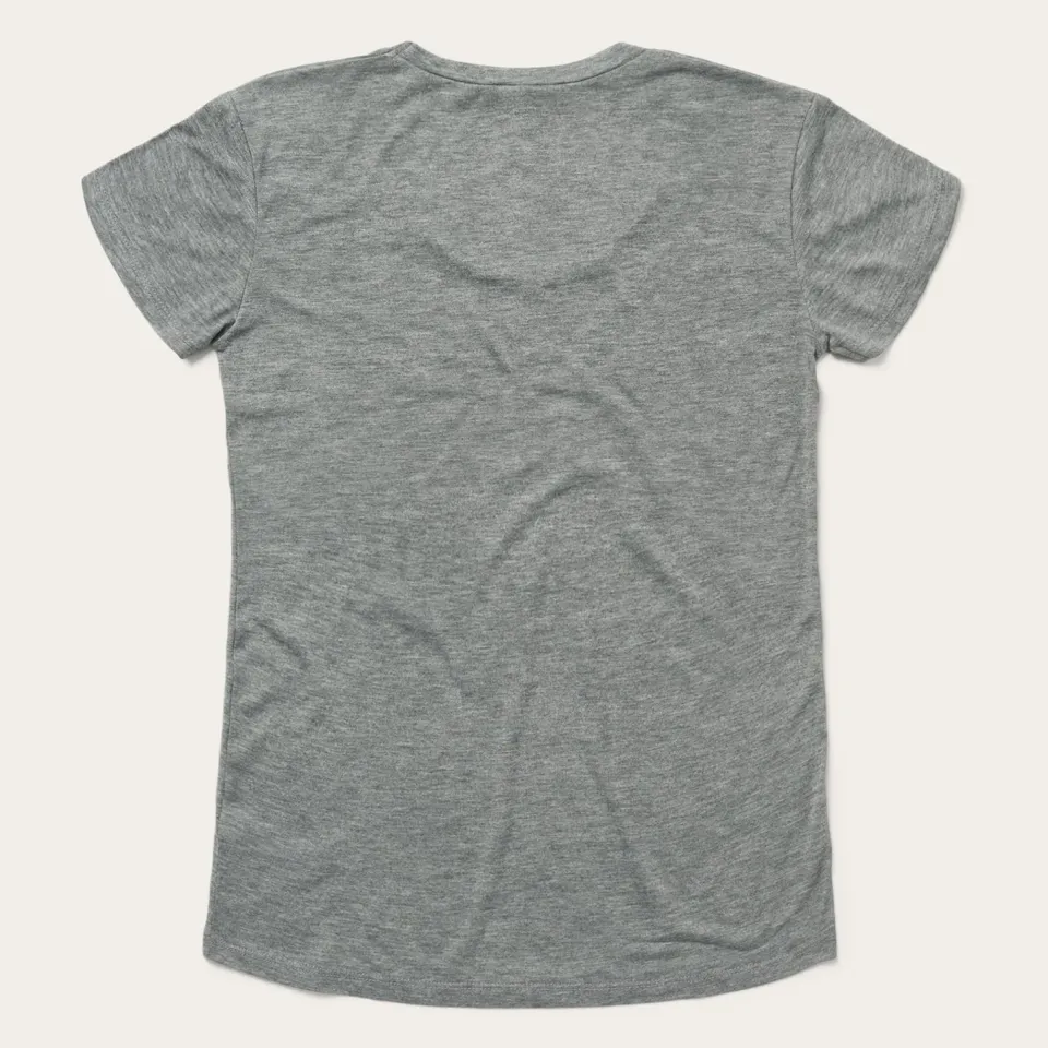 Stetson Sunset Graphic Tee Grey