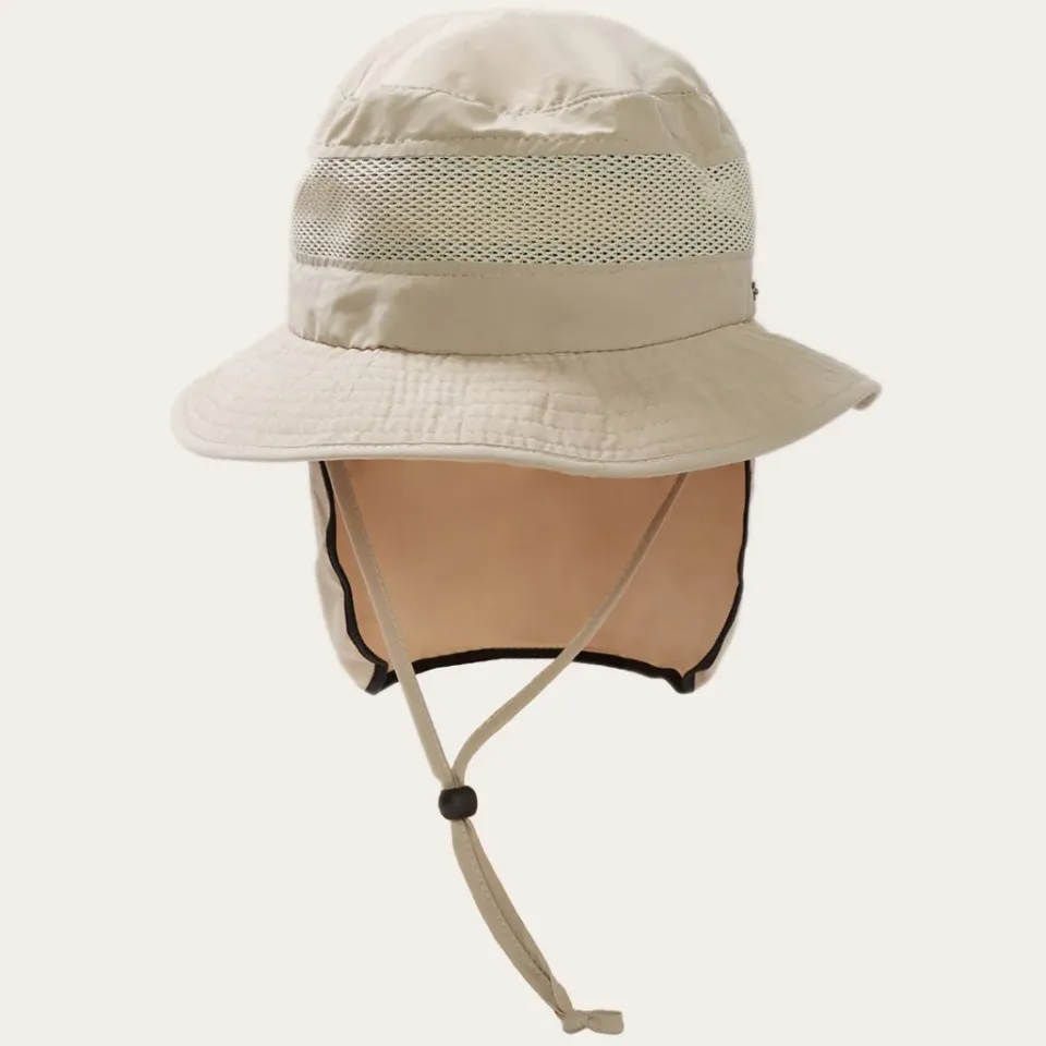 Discount Stetson Switchback 'No Fly Zone' Mesh Bucket Hat Khaki