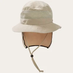 Hot Stetson Switchback 'No Fly Zone' Mesh Bucket Hat Khaki