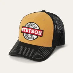 New Stetson Americana Trucker Cap Tan